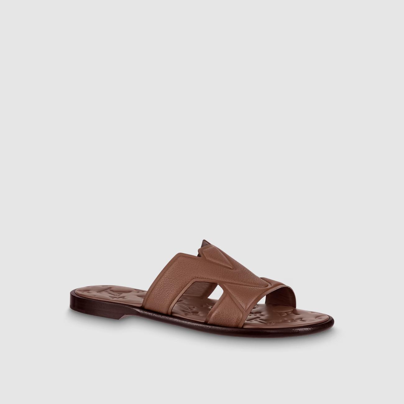 Dép Louis Vuitton Oasis Mule Nam Nâu Moka